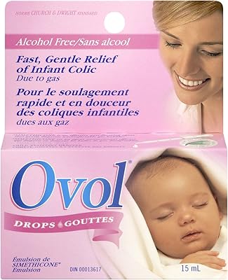 Gouttes ovole pour nourrissons pour un soulagement rapide et doux des coliques