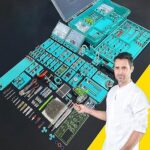 Kit de démarrage de circuits de base, laboratoires de physique scolaire, kit électrique