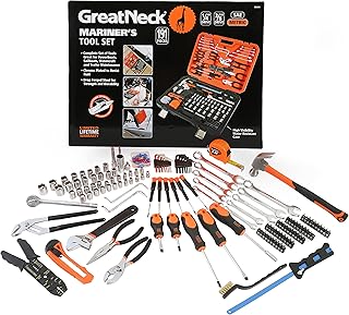 Great neck kit d'outils marins de 191 pièces kit multi-usage pour bateau. DIAYTAR COTE D'IVOIRE vous offre la possibilité de faire vos achats en ligne en toute sécurité et en toute confiance, grâce à ses systèmes de paiement sécurisés et à ses garanties de satisfaction. La boutique propose des produits de haute qualité, sélectionnés avec soin pour répondre aux besoins et aux attentes de ses clients. DIAYTAR COTE D'IVOIRE est la boutique leader en Côte d'Ivoire pour l'e-commerce, avec une réputation solide et une communauté de clients fidèles.