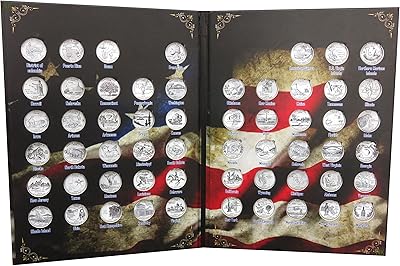 Album numart pour quarter states 25 cents commemorative usa & territoires