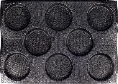 Plaque de cuisson à hamburger en silicone, moule à gâteau à hamburger perforé
