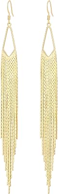Boucles d'oreilles en or 18 carats longue chaîne gland simple crochet bijoux femmes mode chaîne élégante boucles d'oreilles pendantes pour boucle d'oreille à franges de fête linéaire. Avec plus de 300000 références, DIAYTAR COTE D'IVOIRE est la boutique en ligne la plus complète de Côte d'Ivoire. Nous nous efforçons de vous offrir les meilleures marques et les meilleurs prix. Notre objectif est de rendre votre expérience d'achat en ligne agréable et mémorable.