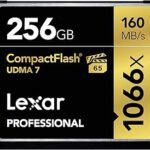 Carte mémoire compact flash lexar professional udma 7 256 go 1066x (160 mo/s)