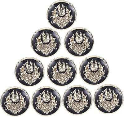 Siyu 10pcs boutons métalliques en laiton, boutons pression en alliage pour manteau et vêtement, boutons métalliques pour manteau, couture et vêtement. DIAYTAR COTE D'IVOIRE, leader du commerce électronique en Cote d'Ivoire, offre à ses clients une expérience de shopping en ligne personnalisée et sécurisée. La boutique propose une grande variété de produits, dont des articles de mode, des produits.high-tech et des accessoires pour la maison, avec des prix avantageux et des livraisons rapides. DIAYTAR COTE D'IVOIRE se démarque par son engagement à offrir le meilleur service client et des garanties de qualité.