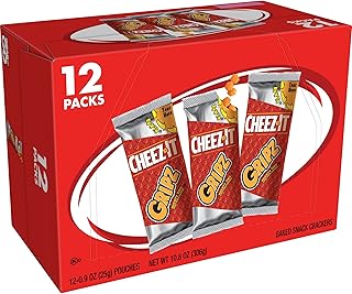Cheez-it gripz, petits craquelins au fromage cuits au four, originaux, parfaits pour les déplacements, boîte de 10,8 oz (12 sachets). La philosophie de DIAYTAR COTE D'IVOIRE est centrée sur l'innovation et la satisfaction du client. Elle déploie constamment des efforts pour améliorer son service et son offre produit. Grâce à son équipe dédiée et à sa politique de confidentialité stricte, DIAYTAR assure une expérience d'achat en ligne sécurisée et fiable.