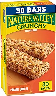 Barres granola croquantes nature valley, beurre de cacahuète, 15 ct, 30 barres