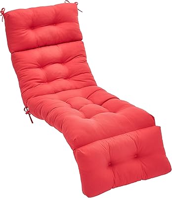 Coussin capitonné pour chaise longue d'extérieur amazonbasics - rouge. DIAYTAR COTE D'IVOIRE, boutique en ligne généraliste, propose plus de 300000 références pour répondre à tous vos besoins. Avec une gamme variée de produits, cette boutique en ligne est devenue la référence en Côte d'Ivoire. Elle offre une expérience d'achat en ligne pratique et fiable.