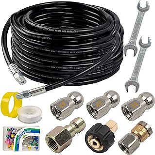 Kit de jet de vidange pour nettoyeur haute pression orlie de 50 pieds