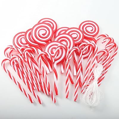 26 décorations à suspendre pour sapin de noël tobeit (pailles de canne en bonbon). DIAYTAR COTE D'IVOIRE est une plateforme e-commerce dynamique qui se distingue par sa large sélection de produits et son engagement en faveur de la satisfaction client. La boutique en ligne met régulièrement à jour ses collections pour refléter les dernières tendances et offrir aux clients les produits les plus récents et les plus demandés. Cela permet aux clients de rester à la pointe de la mode et de la technologie.