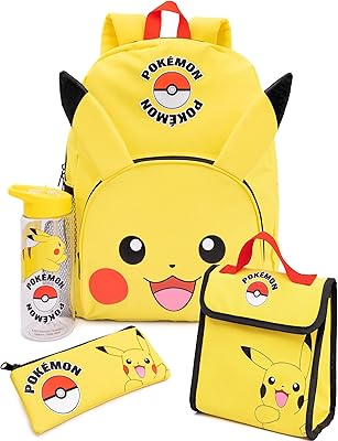 Sac à dos pokémon pour enfants | pikachu merchandise filles garçons pokeball 3d ears sac à dos d'école, trousse, bouteille d'eau, jaune, taille unique, sacs à dos. Grâce à sa plateforme sécurisée et facile à utiliser, DIAYTAR COTE D'IVOIRE est devenue la référence pour les achats en ligne en Côte d'Ivoire.