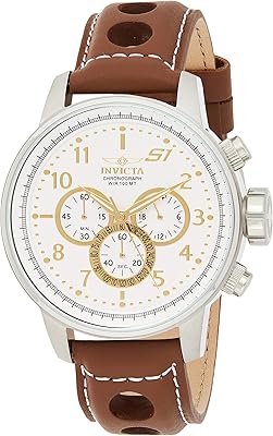 Montre pour homme s1 rally, cadran blanc et bracelet en cuir - 16010