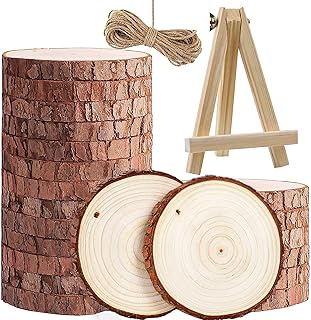 Tranches de bois - 20 tranches de bois naturel non finies de 3,5 à 4 pouces avec trou pré-percé, disques ronds en bois pour les arts, tranches de bois pour noël, les mariages et l'artisanat (20 pièces de 3,5 à 4 pouces). Diaytar Côte d'Ivoire est une boutique en ligne généraliste proposant plus de 300 000 références de produits. Elle est leader dans son secteur en Côte d'Ivoire et offre une grande variété de choix pour les consommateurs. Avec des produits allant de l'électronique à la mode en passant par les produits alimentaires, Diaytar Côte d'Ivoire répond à tous les besoins.
