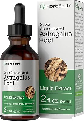 Extrait de racine d'astragale 60 ml sans alcool végétalien ultra concentré, sans ogm