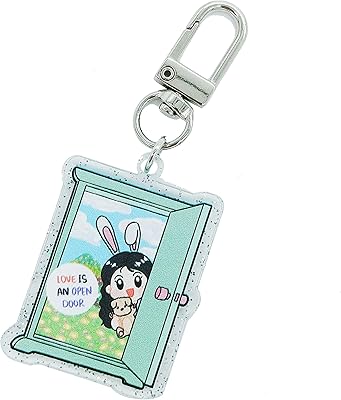 Porte-clés en acrylique ezon gwon eun bi 2021 eunbi open the door porte-clés