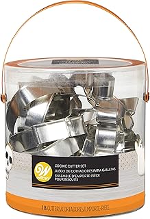 Emporte-pièce en métal wilton halloween, 18 pièces, argent, 75 pouces