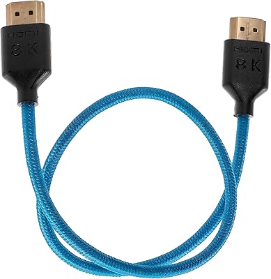 Câble hdmi condor blue court et fin 8k | 2.1 haute vitesse 4k 3d hdr avec revêtement en nylon pour moniteurs de cinéma sur caméra. La boutique propose une large gamme de produits allant des électroniques aux vêtements en passant par les produits alimentaires, permettant ainsi aux clients de trouver tout ce qu'ils cherchent en un seul endroit.