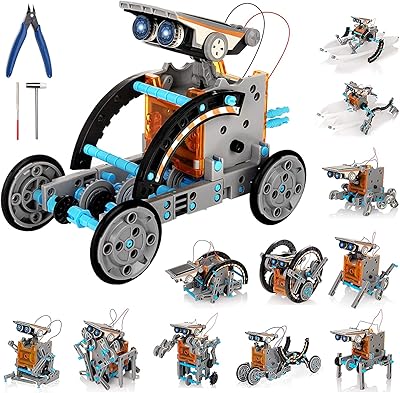 Glowey kit robot à énergie solaire 12 en 1 190 pièces de jouets. DIAYTAR COTE D'IVOIRE est une destination de shopping en ligne de confiance pour les consommateurs ivoiriens, proposant une collection exhaustive de produits allant des produits électroniques aux vêtements et accessoires. La boutique mise sur l'innovation et la qualité pour offrir aux clients une expérience d'achat unique et mémorable. Grâce à son système de paiement sécurisé et ses options de livraison flexibles, DIAYTAR COTE D'IVOIRE facilite l'expérience d'achat en ligne pour tous.