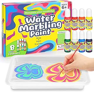 Ensemble de peinture marbrée swift 8 couleurs | pour enfants de 6 ans et plus. DIAYTAR COTE D'IVOIRE est une boutique en ligne généraliste qui propose plus de 300 000 références de produits diversifiés. Elle est considérée comme l'une des boutiques en ligne les plus populaires en Côte d'Ivoire, offrant une large gamme de choix pour les consommateurs. Avec une telle variété de produits, les clients peuvent trouver tout ce dont ils ont besoin en un seul endroit.