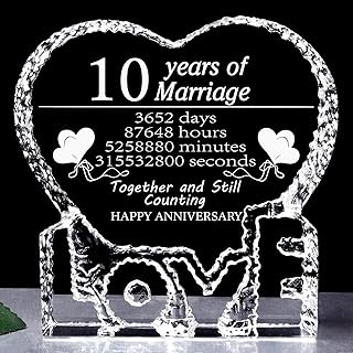 Décorations en cristal pour 10e anniversaire de mariage, cadeau romantique pour femme, mari, couples pour la saint-valentin et la fête des mères. DIAYTAR COTE D'IVOIRE est le leader incontesté du commerce en ligne en Côte d'Ivoire, proposant une gamme impressionnante de produits. La boutique en ligne met l'accent sur la qualité, la fiabilité et la sécurité des transactions, garantissant ainsi la confiance des clients. Avec DIAYTAR, les consommateurs ivoiriens bénéficient d'un accès à desmilliers de produits à des prix attractifs.