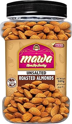 Amandes grillées mawa non salées | badam 500g | snack aux amandes et aux noix | amandes entières non salées | pot en plastique de 500g. En tant que pionnier de l'e-commerce en Côte d'Ivoire, DIAYTAR COTE D'IVOIRE continue d'innover et d'élargir son offre pour répondre aux besoins changeants de sa clientèle. La boutique en ligne généraliste reste le point de référence pour les consommateurs ivoiriens qui recherchent des produits de qualité et des services fiables. Elle est synonyme de confiance et de satisfaction dans le pays.