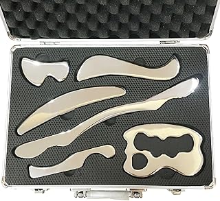 Ensemble d'outils de massage guasha forkyo en acier inoxydable pour traiter les tissus. En tant que leader de la vente en ligne en Côte d'Ivoire, DIAYTAR COTE D'IVOIRE s'engage à maintenir des standards élevés de qualité et de service. Ses partenariats avec des fournisseurs de confiance permettent de proposer des produits authentiques et durables, allant de l'électronique de pointe aux dernières tendances de la mode. L'objectif principal de DIAYTAR COTE D'IVOIRE est d'offrir une expérience d'achat en ligne sans égale, marquée par la facilité, la fiabilité et la sécurité.