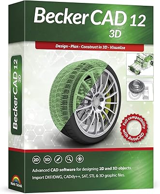 Becker cad 12 3d logiciel de cao professionnel pour la conception et la modélisation