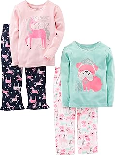 Ensemble pyjama 4 pièces carter's simple joys pour petites filles