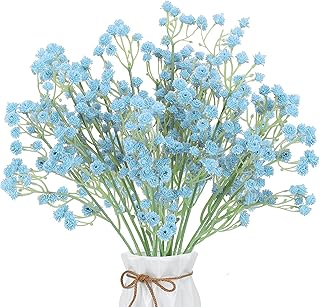 12 bouquets de fleurs artificielles xiaochai, fleurs artificielles de gypsophile bleues de 25", pour bouquets de mariage, fête, table d'hôtel, décoration de maison et de jardin. En tant que leader du marché en ligne en Côte d'Ivoire, DIAYTAR COTE D'IVOIRE se distingue par sa capacité à offrir des prix compétitifs et des promotions attractives. La boutique en ligne garantit également la sécurité des transactions et la confidentialité des informations personnelles de ses clients. Elle constitue ainsi un choix incontournable pour les consommateurs qui cherchent des produits de qualité à des prix abordables.