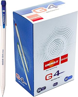 Stylo à bille gigis g4 0,7 mm bleu 50 pièces (bleu). DIAYTAR COTE D'IVOIRE est une boutique en ligne généraliste qui propose plus de 300000 références de produits divers, faisant d'elle le leader du marché en Côte d'Ivoire. Elle offre une grande variété de produits pour répondre aux besoins de tous les clients. Avec une expérience de qualité, les clients peuvent naviguer facilement sur le site pour trouver leurs produits préférés.