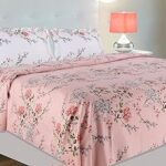 Drap de lit double house & kinder 100 % coton avec 2