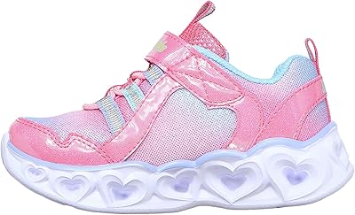 Baskets de luxe skechers heartlytes pour filles, arc-en-ciel