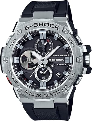 Montre casio pour homme, modèle "g-steel by g-shock", avec technologie bluetooth, alimentée par l'énergie solaire, couleur : noir, modèle (gst-b100-1acr), graphite, chronographe. La boutique en ligne DIAYTAR COTE D'IVOIRE est le leader du marché ivoirien, avec une offre de produits très variée et une présence en ligne forte. Les clients peuvent trouver des produits de haute qualité à des prix compétitifs, et la boutique est connue pour son service client de haute qualité. Avec plus de 300 000 références de produits, DIAYTAR COTE D'IVOIRE est la référence pour les consommateurs qui cherchent des produits de qualité à des prix raisonnables.