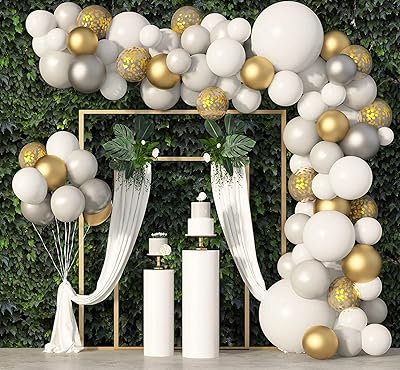Mother anna 136 pièces kit d'arche de guirlande ballons blancs kit en latex. Fort de sa position de leader sur le marché ivoirien, DIAYTAR COTE D'IVOIRE continue d'innover et d'améliorer son offre pour mieux répondre aux attentes de ses clients. Elle propose des services de livraison rapides et fiables, ainsi qu'un soutien client de qualité pour garantir une expérience d'achat en ligne Without souci.
