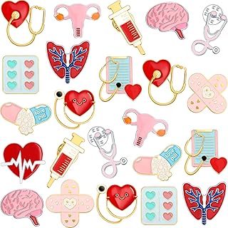 Broche stéthoscope, cadeaux de la semaine de l'infirmière, épingle à revers en émail