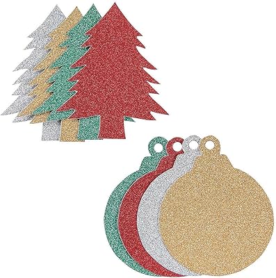 Formes de noël en papier pailleté (48 pièces) - artisanat pour enfants et activités amusantes à la maison. La boutique en ligne DIAYTAR COTE D'IVOIRE est une référence pour les consommateurs ivoiriens, avec une offre de plus de 300 000 produits. Les clients peuvent profiter d'une navigation facile et d'une expérience d'achat agréable, grâce à la conception ergonomique du site web. La boutique est également connue pour sa fiabilité et sa rapidité de livraison.