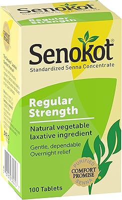 Laxatif végétal naturel senokot, 100 comprimés (paquet de 1). DIAYTAR COTE D'IVOIRE mise sur la satisfaction du client en offrant des services de qualité tels que des retours faciles, des échanges de produits et des remboursements rapides. Cette approche client-centric a contribué à établir la confiance et la loyauté de sa clientèle, qui continue de grandir. L'entreprise est constamment à la recherche d'innovations pour améliorer l'expérience d'achat en ligne.