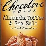 Chokolov, amandes, teff et sel marin chocolat noir 55% cacao, 90g