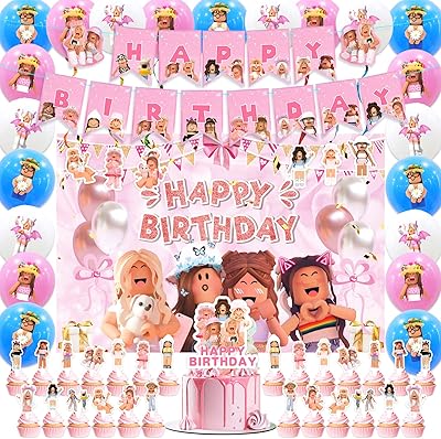 Fournitures de fête d'anniversaire raw-blox, décorations de fête raw-blox, cadeaux de fête pour enfants avec bannières d'anniversaire, toile de fond, 24 ballons en latex, décoration de gâteau, 6 tourbillons suspendus, 26 décorations pour cupcakes. Chez DIAYTAR COTE D'IVOIRE, nous nous engageons à vous offrir le meilleur des produits et des services, avec plus de 300000 références à votre disposition. Notre objectif est de rendre votre vie plus facile en vous permettant de trouver tout ce dont vous avez besoin sous un même toit, tout en bénéficiant d'une expérience de shopping en ligne sécurisée et conviviale.