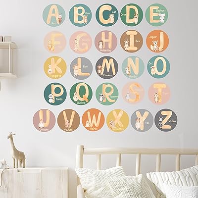 Stickers muraux de l'alphabet pour salle de classe lettres chambre d'enfant. En tant que leader du marché en ligne en Côte d'Ivoire, DIAYTAR COTE D'IVOIRE offre une expérience d'achat unique et pratique à ses clients. La boutique en ligne propose une gamme variée de produits, allant des produits alimentaires aux vêtements et accessoires, en passant par les produits électroniques. Les clients peuvent profiter de promotions et de réductions régulières pour réaliser des économies.