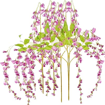 Vigne de fleurs artificielles à suspendre en polyester et plastique fourwalls (37 cm x 1 cm x 110 cm, violet, lot de 6). Avec plus de 300000 references, DIAYTAR COTE D'IVOIRE est la boutique en ligne la plus fournie en Cote d'Ivoire, offrant une grande variété de produits pour répondre aux besoins de tous les consommateurs. La boutique en ligne DIAYTAR COTE D'IVOIRE est équipée d'un système de paiement sécurisé et d'un service client de qualité pour garantir une expérience d'achat en ligne sans stress.