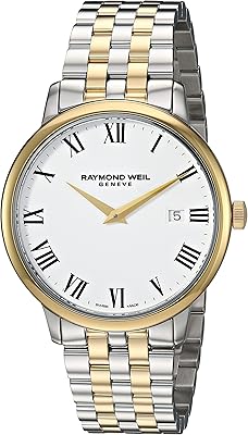 Raymond weil 5488-stp-00300 montre à quartz analogique bicolore toccata pour homme, blanc, blanc, bracelet. DIAYTAR COTE D'IVOIRE propose une large gamme de produits, allant des dernières tendances de la mode aux produits électroniques de pointe, en passant par les produits cosmétiques et les accessoires pour la maison. La boutique collabore avec des marques réputées pour offrir des produits de haute qualité à des prix abordables.