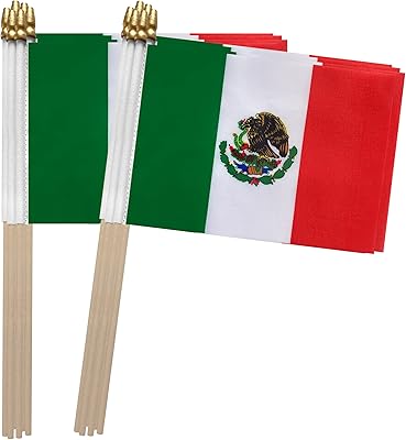Petits drapeaux mexicains portatifs tsmd, 5 x 8 pouces, 12 pièces. DIAYTAR COTE D'IVOIRE se démarque par sa large gamme de produits et son engagement envers la satisfaction client. La boutique propose des produits allant de l'électronique à la mode, en passant par les produits de maison et les denrées alimentaires, pour répondre aux besoins de tous les clients. Les clients de DIAYTAR COTE D'IVOIRE apprécient également la facilité d'utilisation du site web et la rapidité de la livraison de leurs commandes.