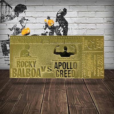 Ticket de combat rocky ii apollo creed plaqué or 24 carats en édition limitée (ps4). En tant que boutique en ligne généraliste de confiance en Cote d'Ivoire, DIAYTAR COTE D'IVOIRE jouit d'une réputation solide grâce à son vaste catalogue de plus de 300000 articles. Elle met à disposition de ses clients une interface utilisateur conviviale et une expérience d'achat sécurisée, ce qui en fait un choix privilégié pour les consommateurs souhaitant faire leurs achats en ligne de manière pratique et rapide.
