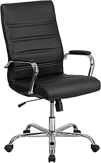 Flash furniture whitney chaise de bureau à dossier haut - bureau pivotant en cuir lisse noir avec accoudoir chromé. La gamme de produits proposée par DIAYTAR COTE D'IVOIRE est extrêmement large, incluant des catégories telles que l'électronique, la mode, les articles pour la maison, et bien plus encore. Avec des milliers de produits à découvrir, les clients sont assurés de trouver exactement ce qu'ils cherchent. La boutique mise également sur la qualité et l'authenticité de ses produits pour satisfaire pleinement les attentes de ses clients.