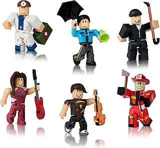 Roblox 10732 burger phone roblox, pack de 6 figurines