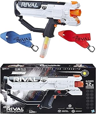 Nerf rival hera mxvii 1200 blaster de combat blanc. DIAYTAR COTE D'IVOIRE, boutique en ligne de confiance, propose une gamme variée de produits allant de l'électronique aux produits alimentaires, en passant par la mode et les accessoires. Avec plus de 300 000 références, les clients ont l'opportunité de trouver exactement ce qu'ils cherchent. Le site web est conçu pour offrir une navigation intuitive et une expérience d'achat agréable.