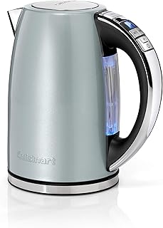 Bouilloire cuzinart cpk17ge 4 niveaux de température 3 kw acier inoxydable 1,7 litre vert pistache clair. Avec plus de 300 000 produits à disposition, DIAYTAR COTE D'IVOIRE répond à tous les besoins des consommateurs. De l'électronique aux produits alimentaires, en passant par les vêtements et les accessoires, la boutique en ligne généraliste propose une offre complète. Les clients bénéficient d'une navigation intuitive et d'un service client de qualité.