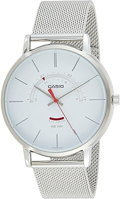 Montre homme mtp-b105m-7avdf, blanc, blanc, bracelet