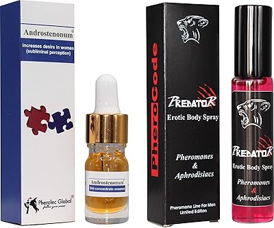 Predator 15 ml d'huile de phéromone parfumée pour le corps & androstenonum 5