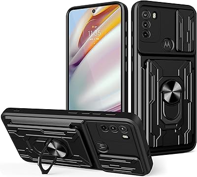 Coque ccs mall motorola moto g60 avec porte-cartes étui de protection